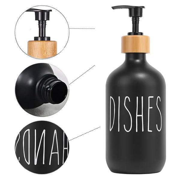 Refillable Dish and Hand Soap Dispensers