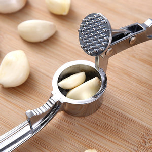 Steel Garlic Press - Little Home Hacks