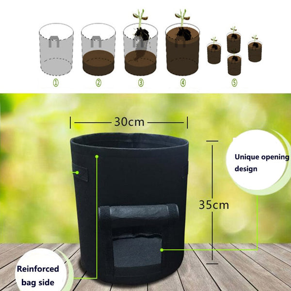 Home Garden Grow Bags - Little Home Hacks