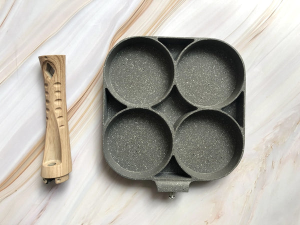 Four-Hole Frying Pan - Little Home Hacks