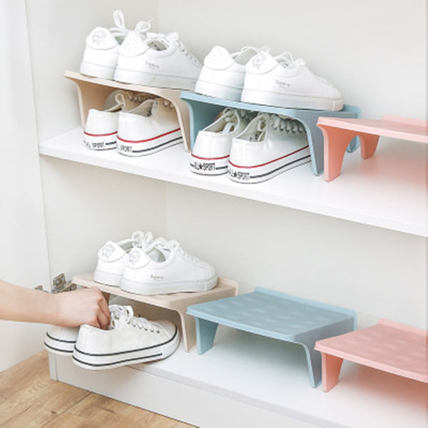 Simple Shoe Storage Rack - Little Home Hacks