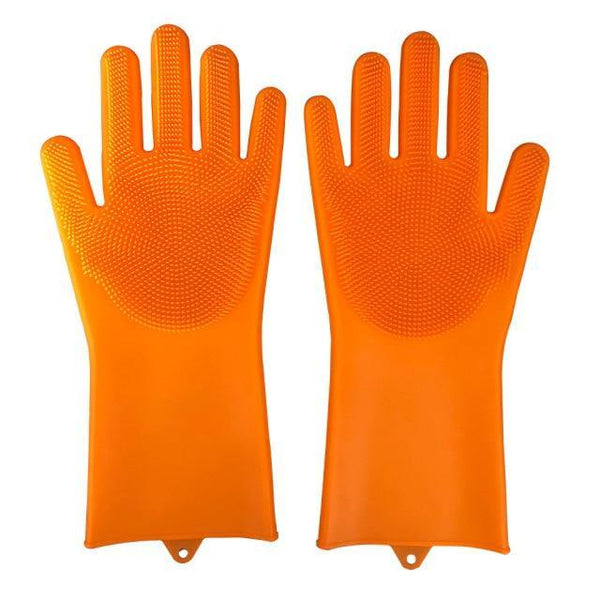 2pcs Silicone Washing Gloves - Little Home Hacks