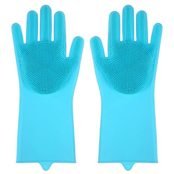 2pcs Silicone Washing Gloves - Little Home Hacks