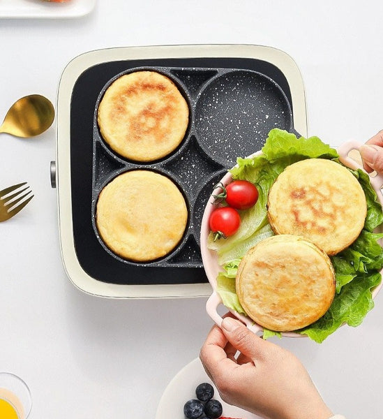 Four-Hole Frying Pan - Little Home Hacks